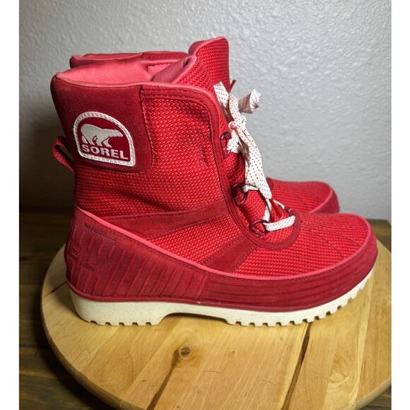 SOREL Tivoli II Go Sneaker Boot Women's Rocket/Sea Salt Laces Waterproof Sz 11 - Picture 4 of 8